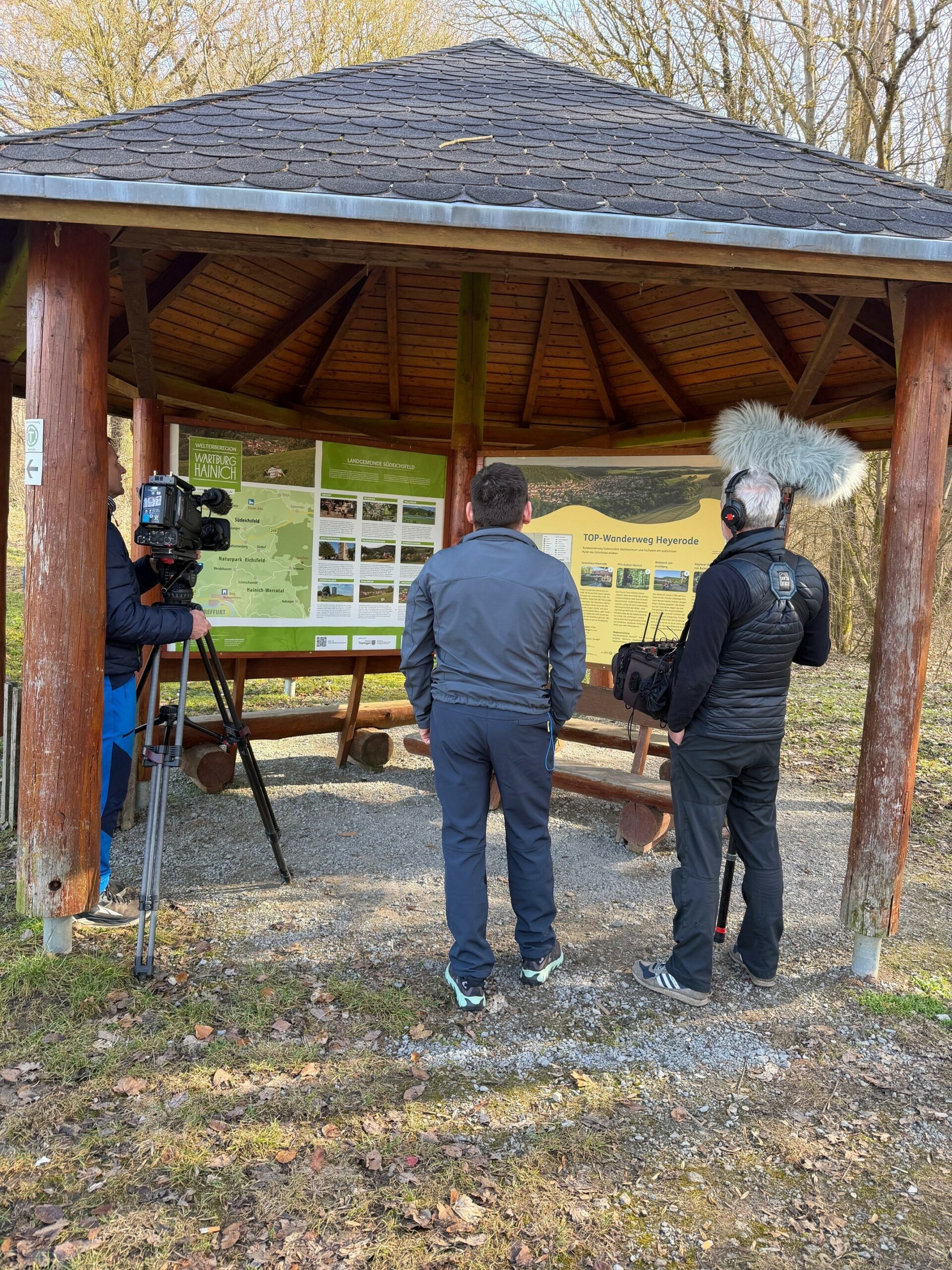 Dreharbeiten - Naturfreunde Heyerode im MDR Thüringen Journal Dreharbeiten - Naturfreunde Heyerode im MDR Thüringen Journal