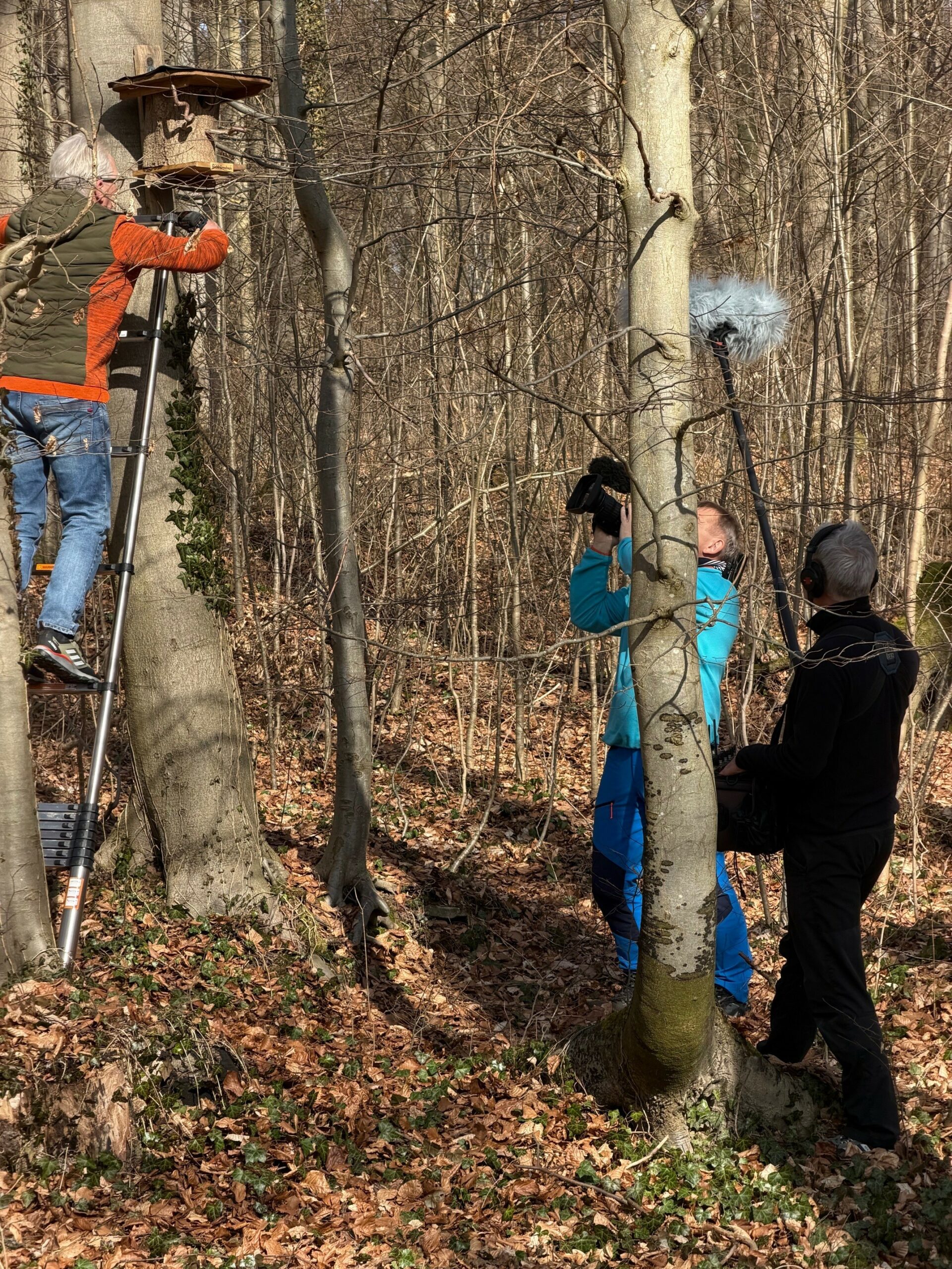 Dreharbeiten - Naturfreunde Heyerode im MDR Thüringen Journal Dreharbeiten - Naturfreunde Heyerode im MDR Thüringen Journal