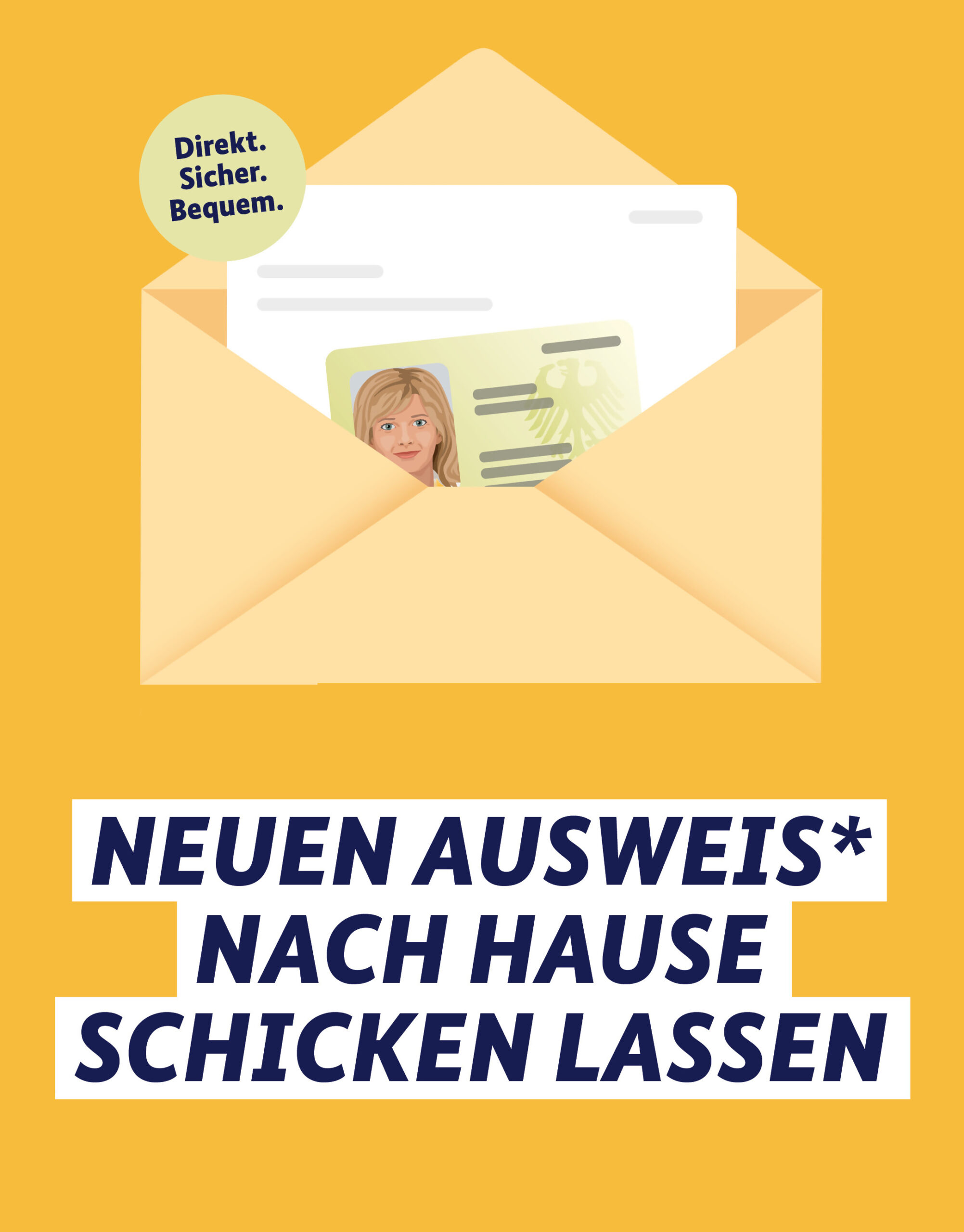 Neuen Ausweis nach Hause schicken lassen 1